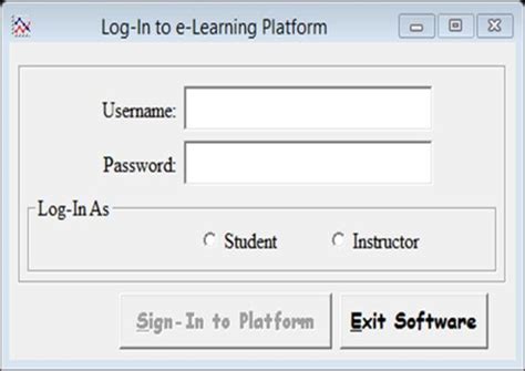 e learning online log in.